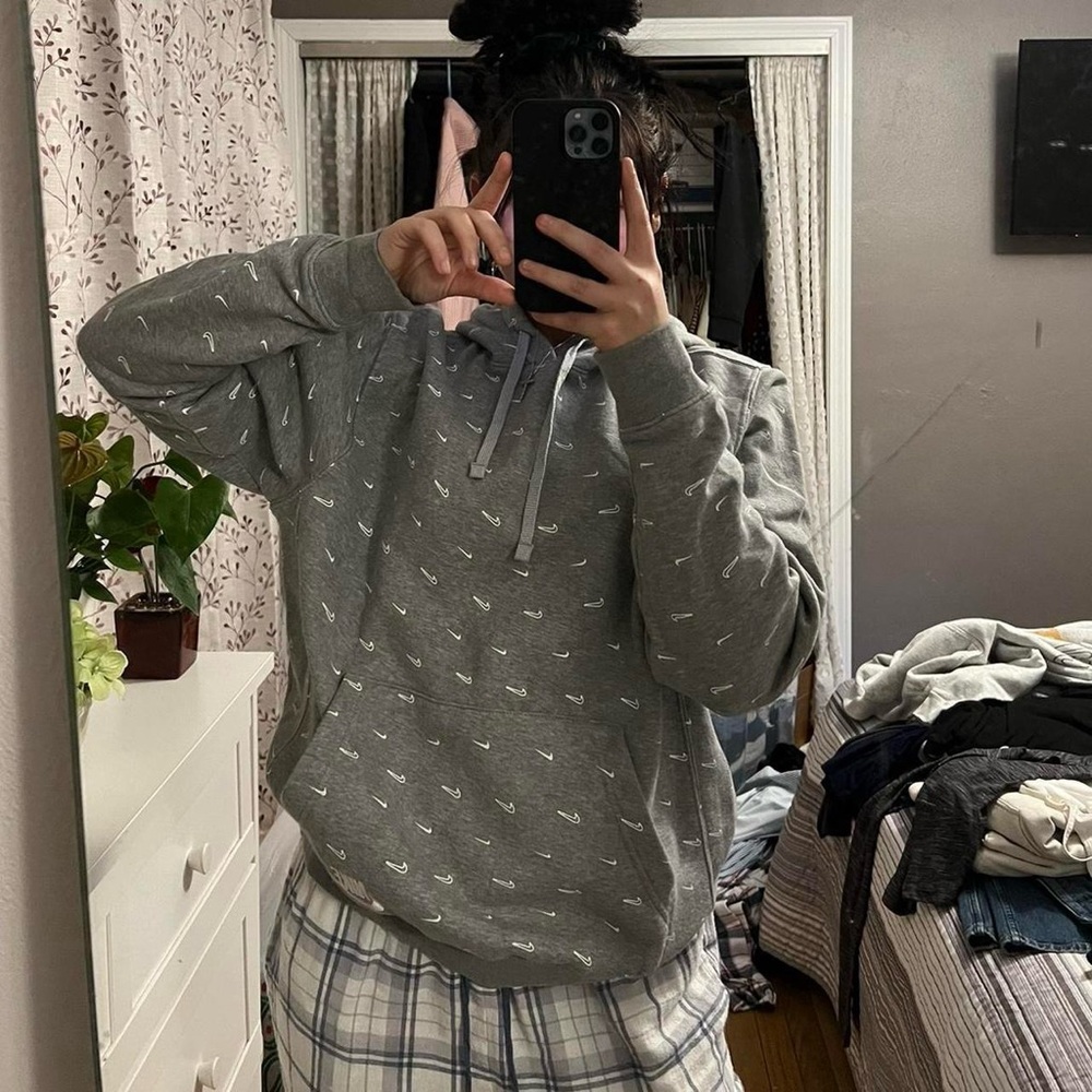 All over swoosh Nike hoodie